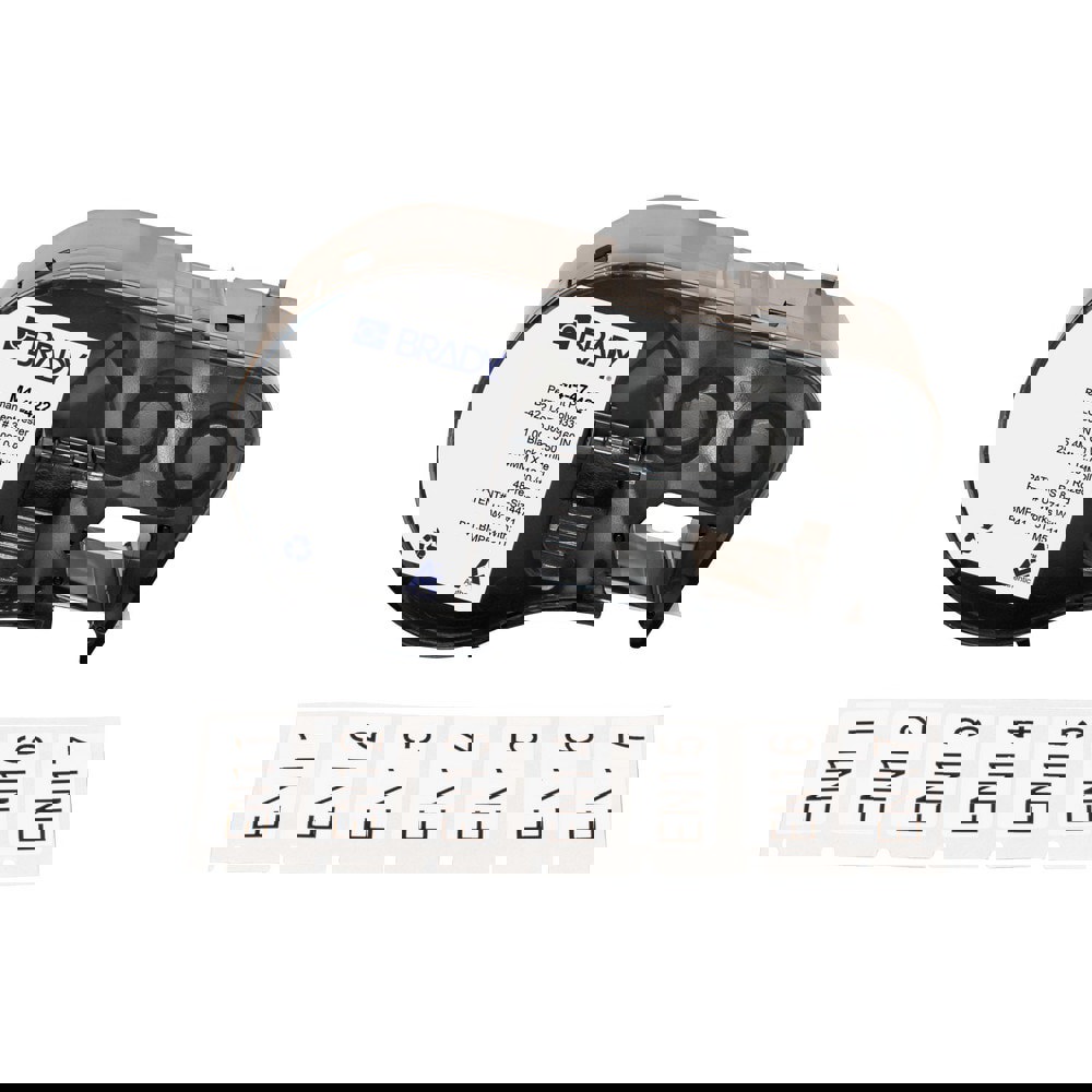 Labels, Ribbons & Tapes; Application: Label Printer Cartridge ; Type: Label Printer Cartridge ; Color Family: White ; Color: Black on White ; Number Of Labels Per Roll: 480 ; For Use With: BMP41; BMP51; BMP53; M511